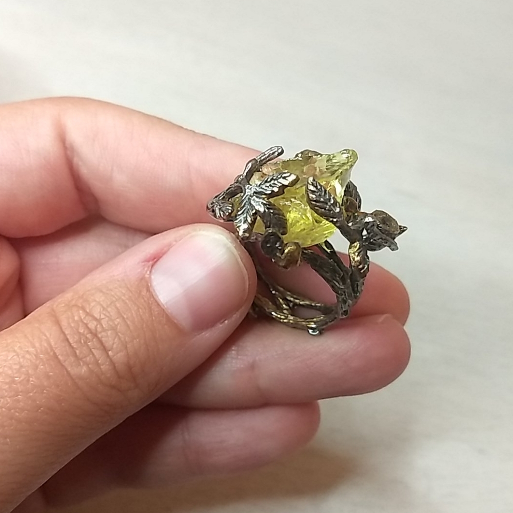 Citrine Statement Ring - image 4